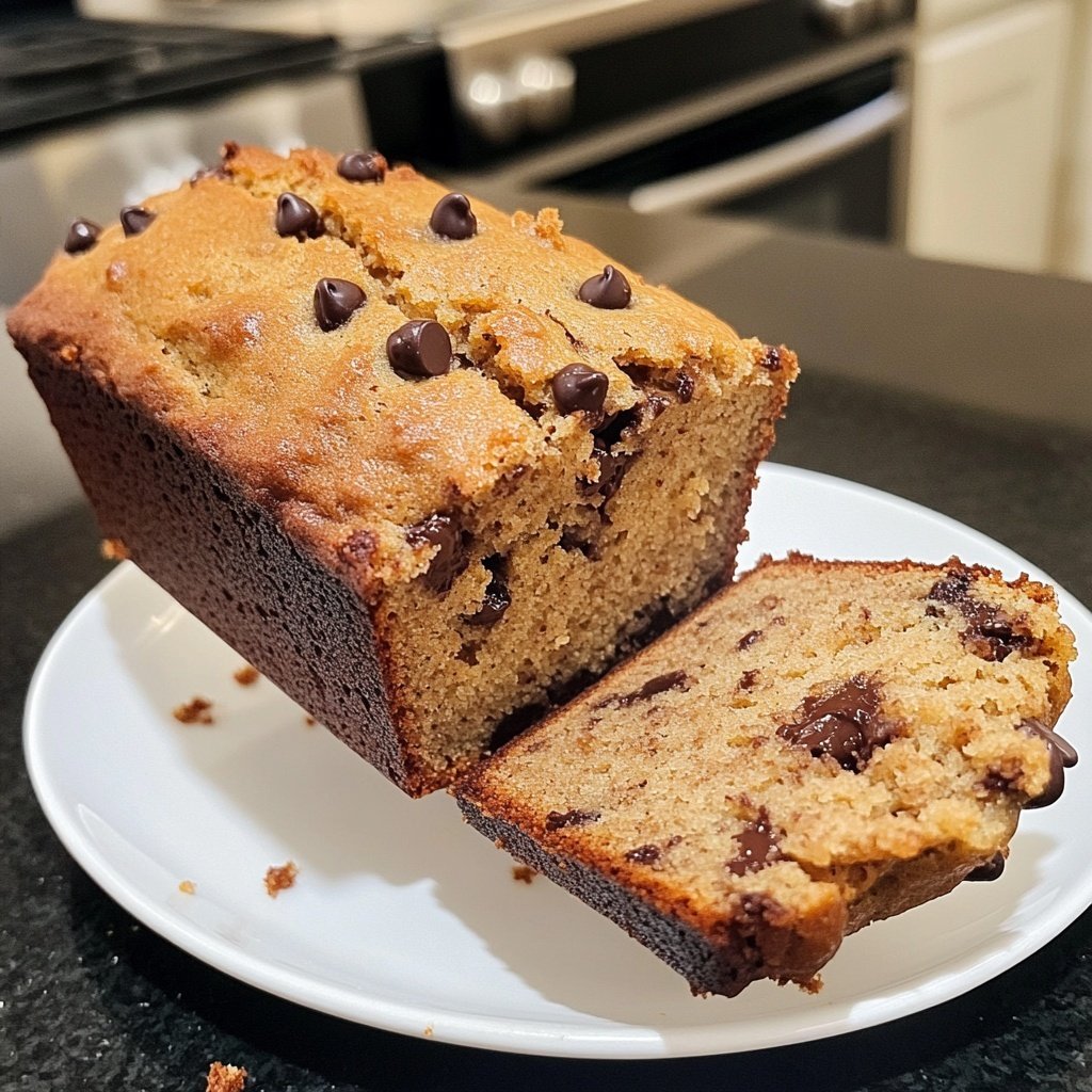 Banana Bread with Mini Chocolate Chips Recipe