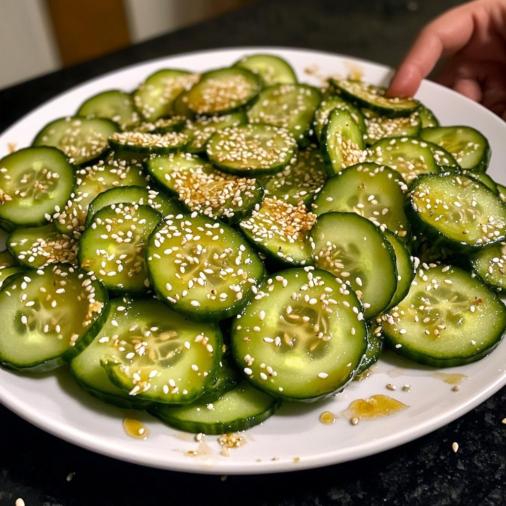 Easy Asian Cucumber Salad